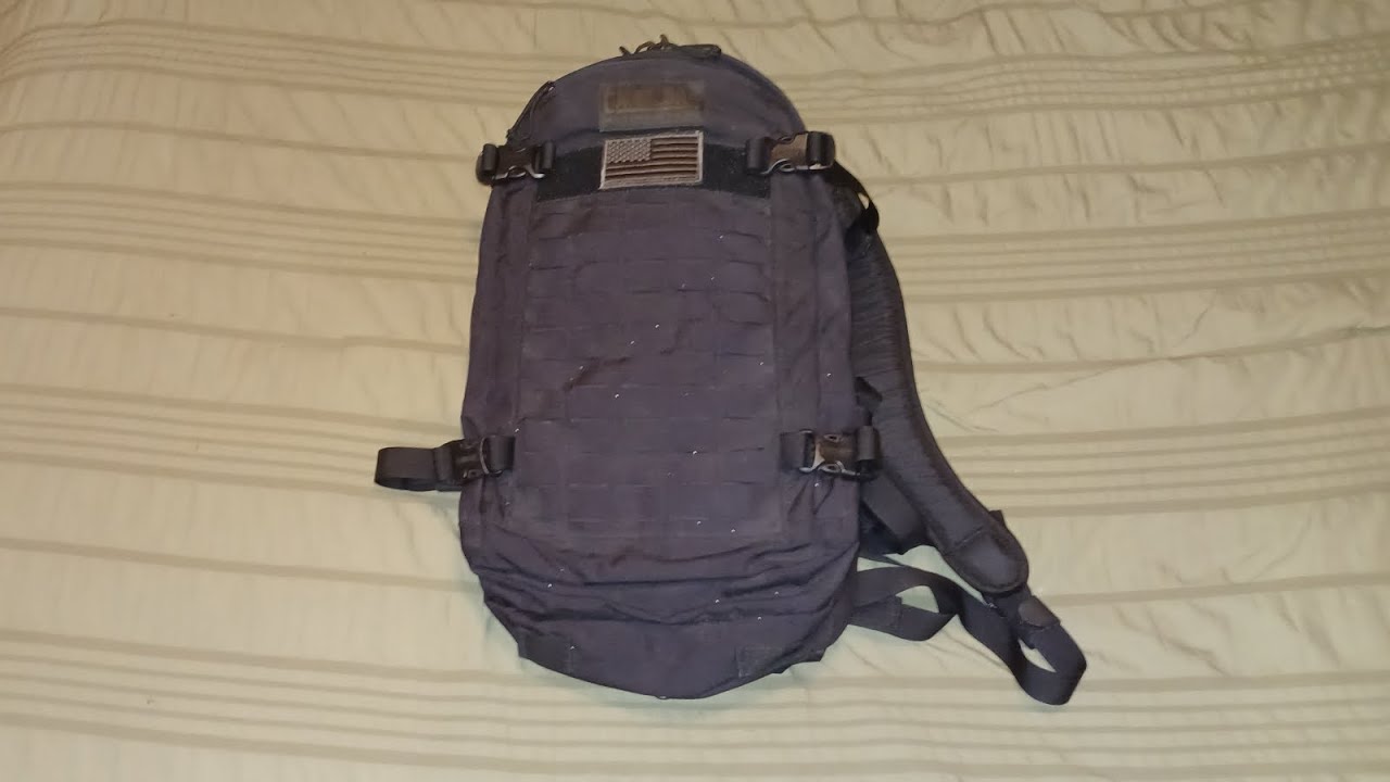 Camelbak HAWG Tactical Hydration Backpack Laser Cut Molle Black Video Review 