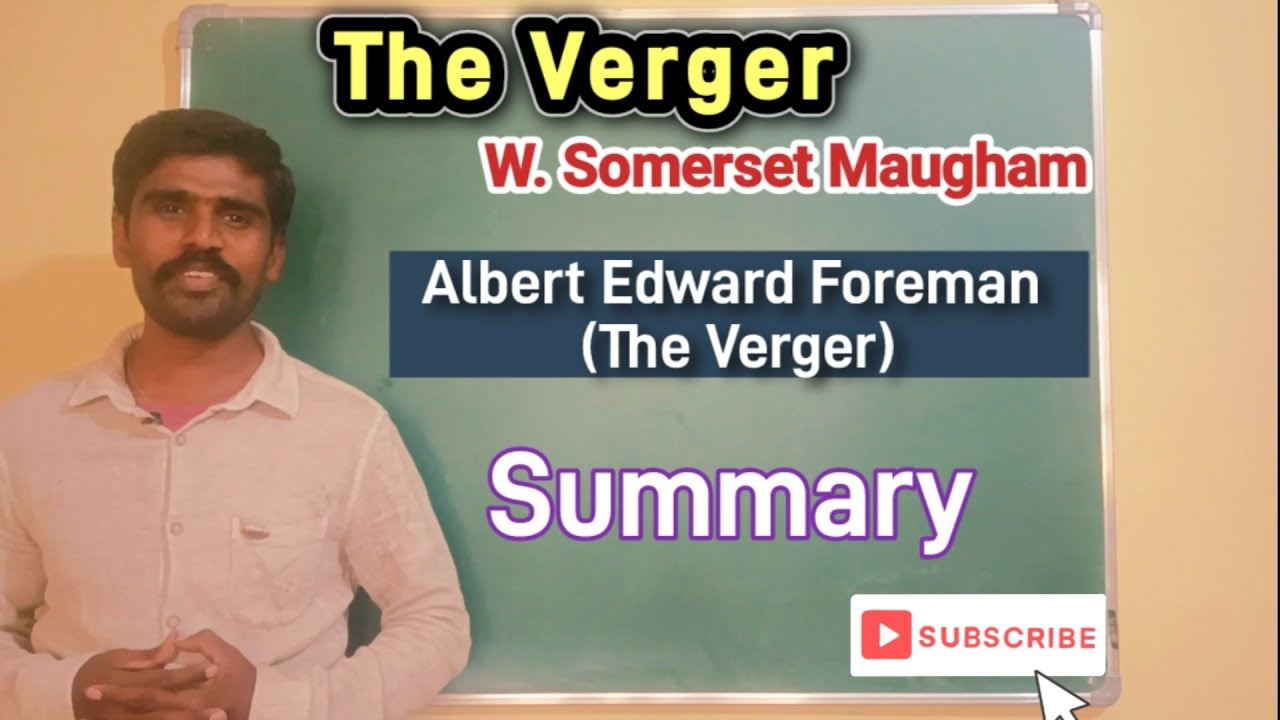 The Verger Summary | 1st Sem BCOM | The Verger by W. Somerset Maugham | ENGLISH | SEP SYLLABUS