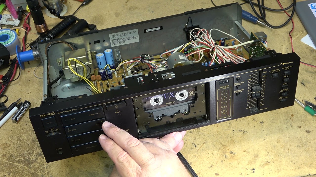 Nakamichi BX100 Никакого движения ленты