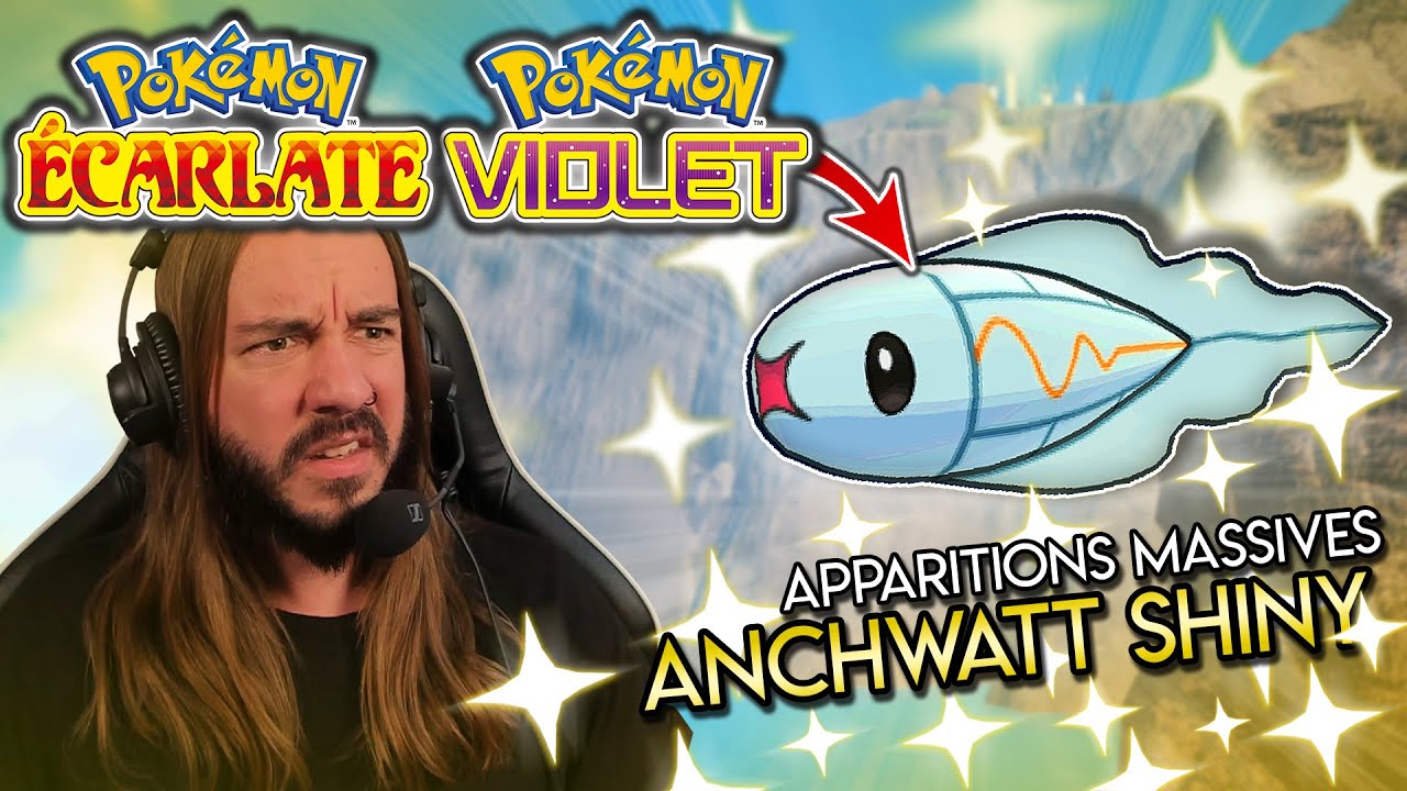 IMPOSSIBLE DE REPÉRER ANCHWATT SHINY (TYNAMO) | LIVE REACTION | Pokémon Ecarlate / Violet