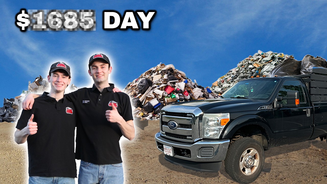 $0 to $100k Junk Removal Challenge as TEENS