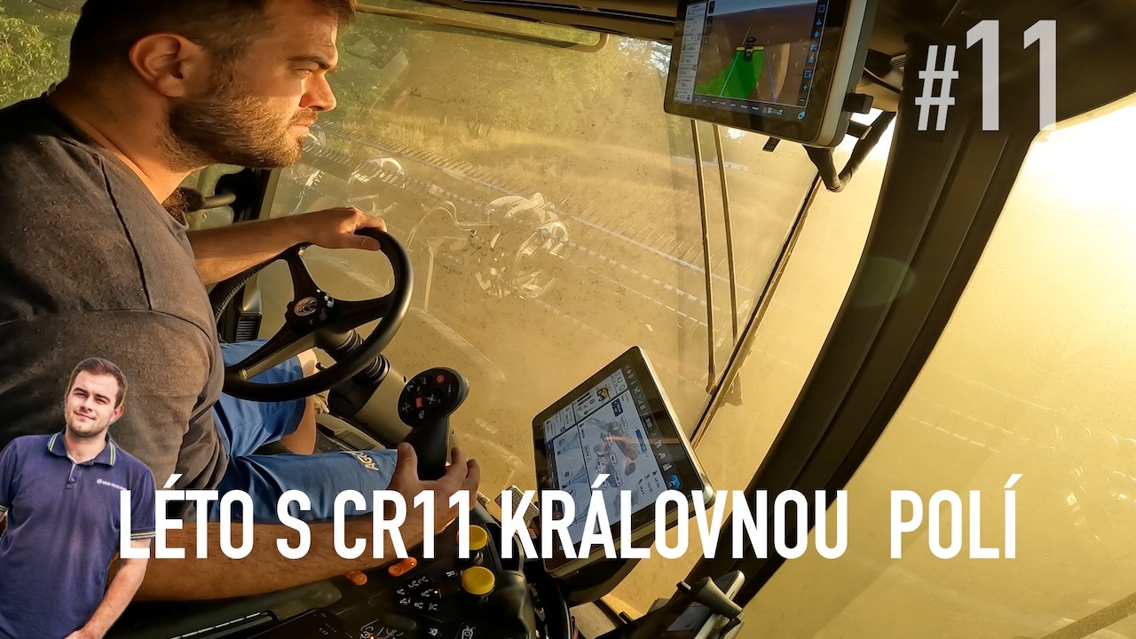 #11 LÉTO S CR11 - Královnou polí | část 11. sklizeň řepky | New Holland CR11
