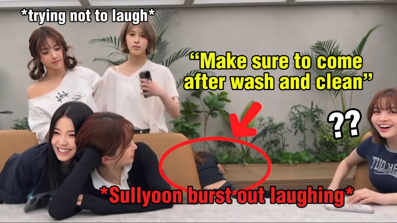 NMIXX SULLYOON burst out laughing when KYUJIN told NSWERS to take a shower before meeting them