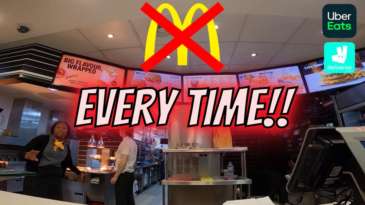 I HATE DELIVERING FROM MCDONALDS! £12+ For 1 Order!! UberEats & Deliveroo In London