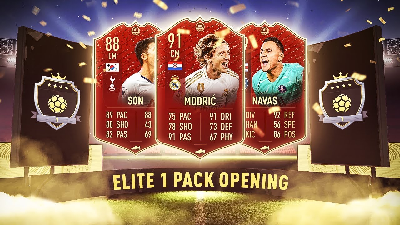 MY ELITE 1 REWARDS WITH 4 WALKOUTS IN A ROW! FIFA 20 PACK OPENING