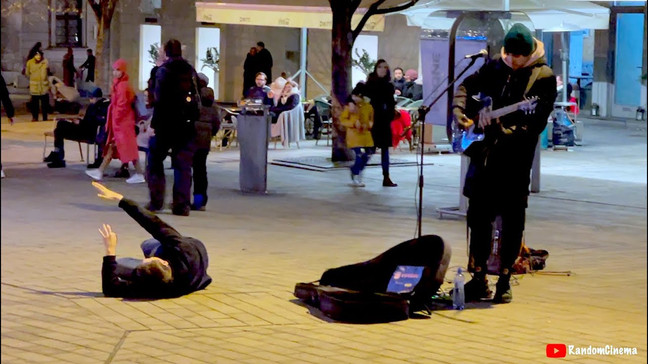 Amazing Street Performer vs Drunk Man