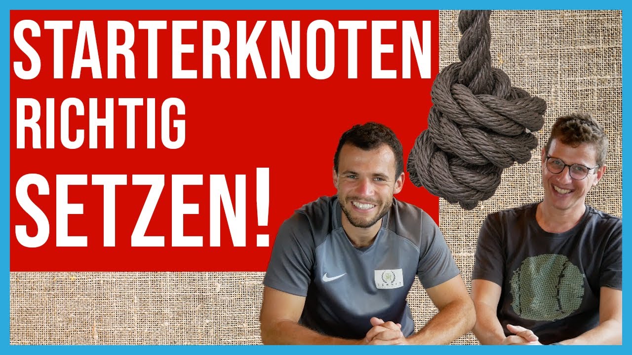 Tennisschläger richtig besaiten | Der Starterknoten | Tennis Mastery