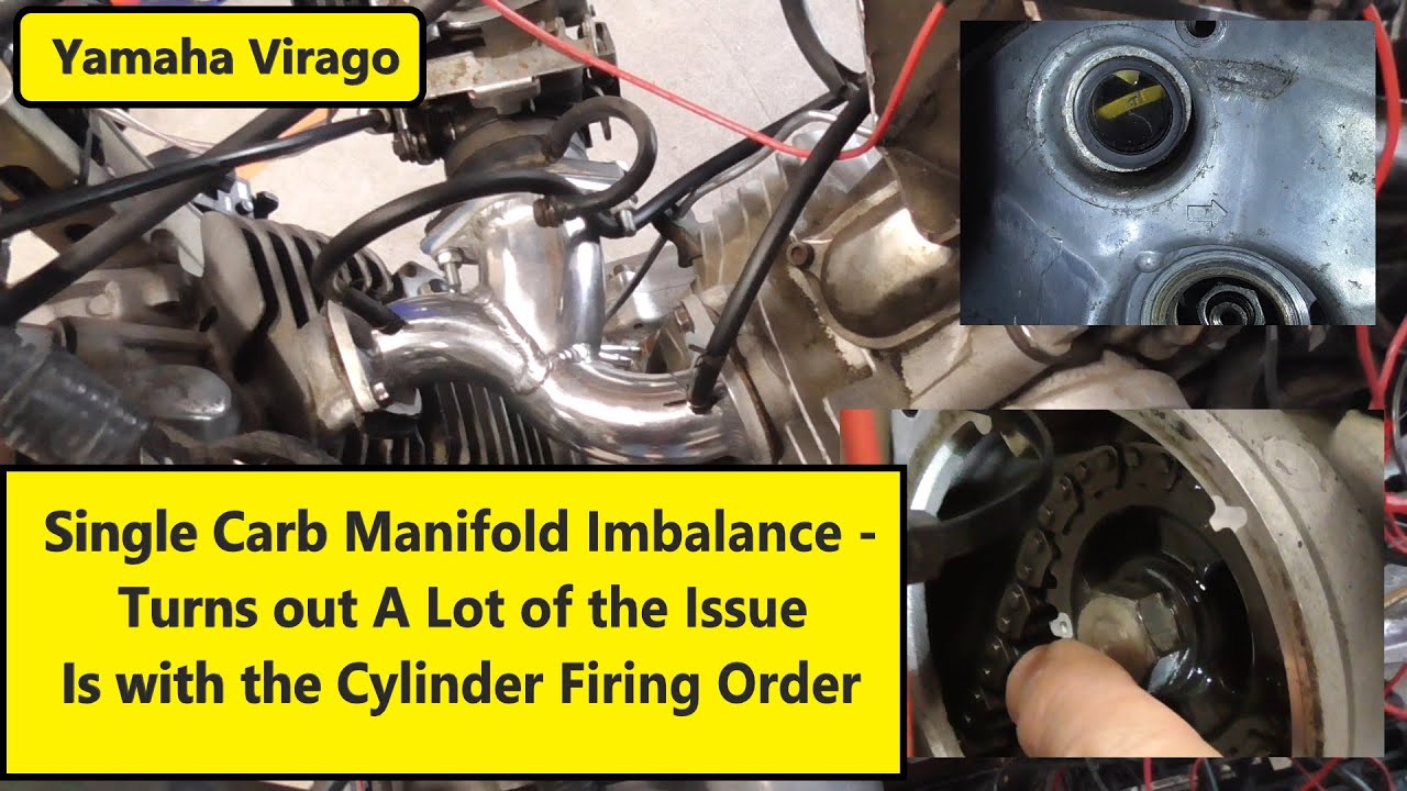 Virago Single Carb Intake Cylinder Imbalance - It's got a lot to do with the cylinder timing