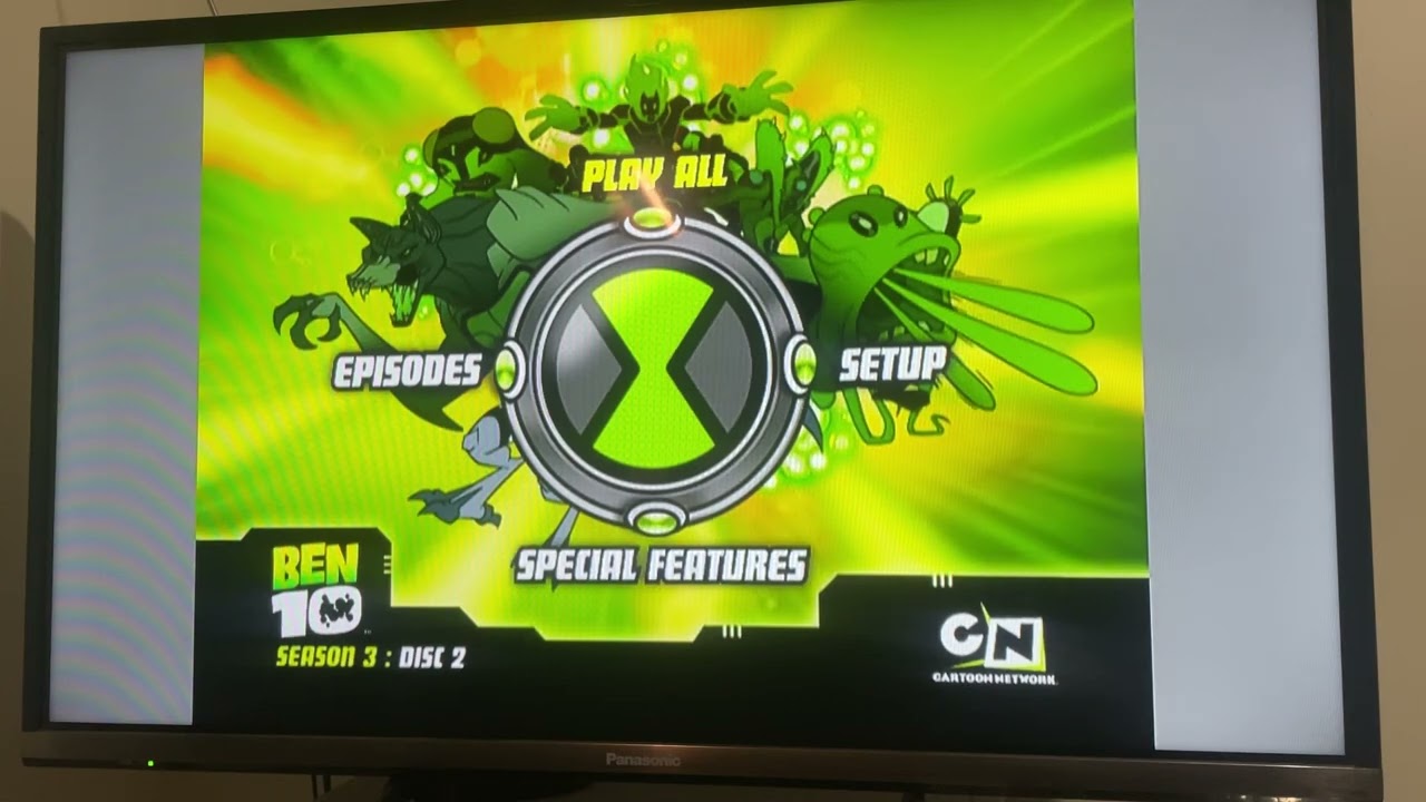 Ben 10 The Complete Season 3 2008 DVD Menu Walkthrough (Disc 2)