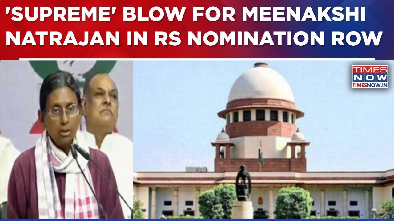 Big Setback For Meenakshi Natarajan In Rajya Sabha Nomination Row: Supreme Court Rejects Plea