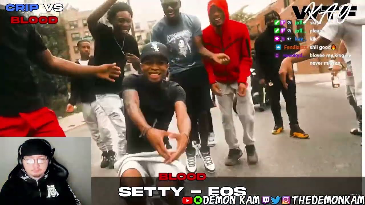 Demon Kam Reacts to Crip Vs Blood (NY Drill Edition)
