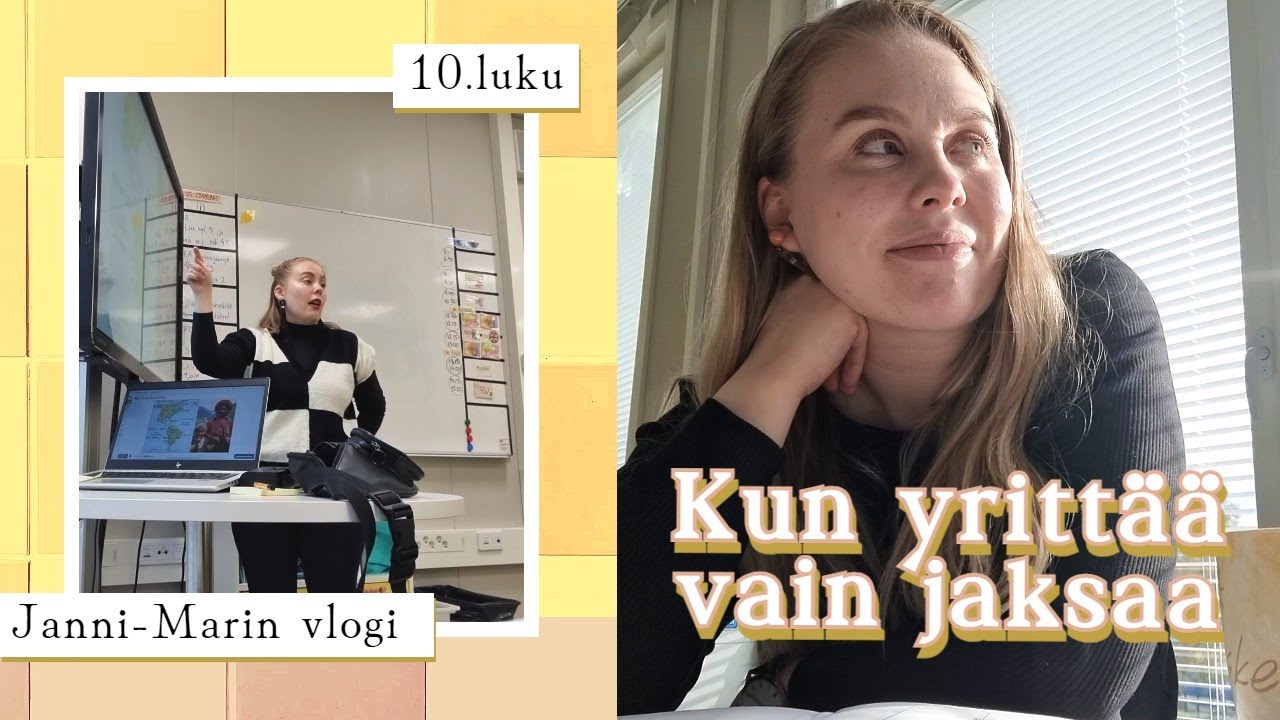RIITTÄMÄTTÖMYYDESTÄ LUOKANOPETTAJANA ☔👩‍🏫 | VLOGI