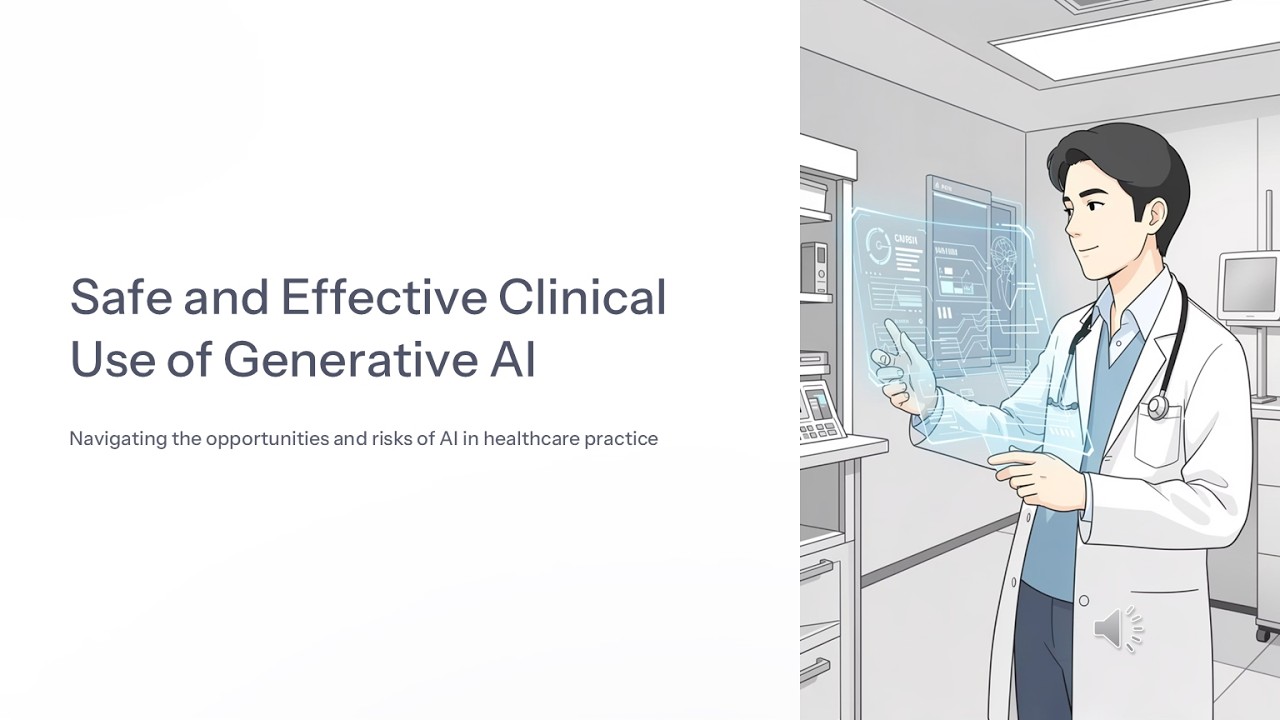 Safe and Effective Clinical Use of Generative AI