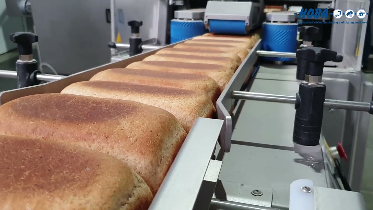 HOBA - Bread Slicer HSA-2, Bag Loader HBS and Bag Closing Machine HTA-15S - 2 Fully Automatic Lines