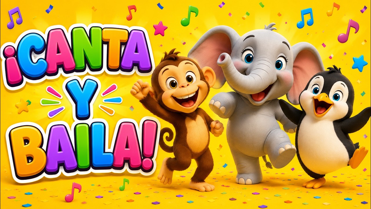 Compendio de Canciones Infantiles en Español Vol. 1 🎶 | Música Infantil para Niños | Cantar y Bailar