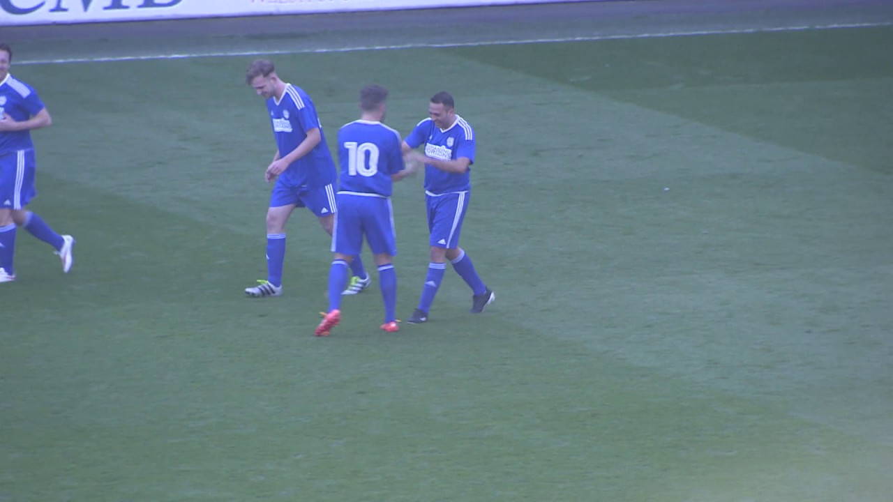 KEVIN McNAUGHTON BENEFIT MATCH CHOPRA GOAL