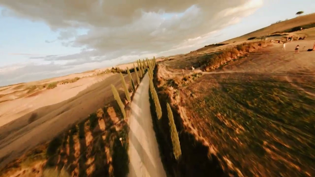 Beautiful Toscana from FPV drone