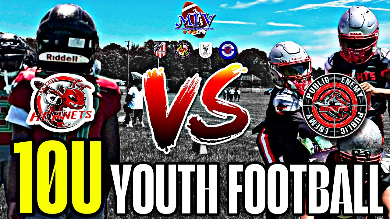 SPRING FOOTBALL 10U BRINGING MORE FIRE Sturgis Hornets Venom vs Public Enemy DMV Knights