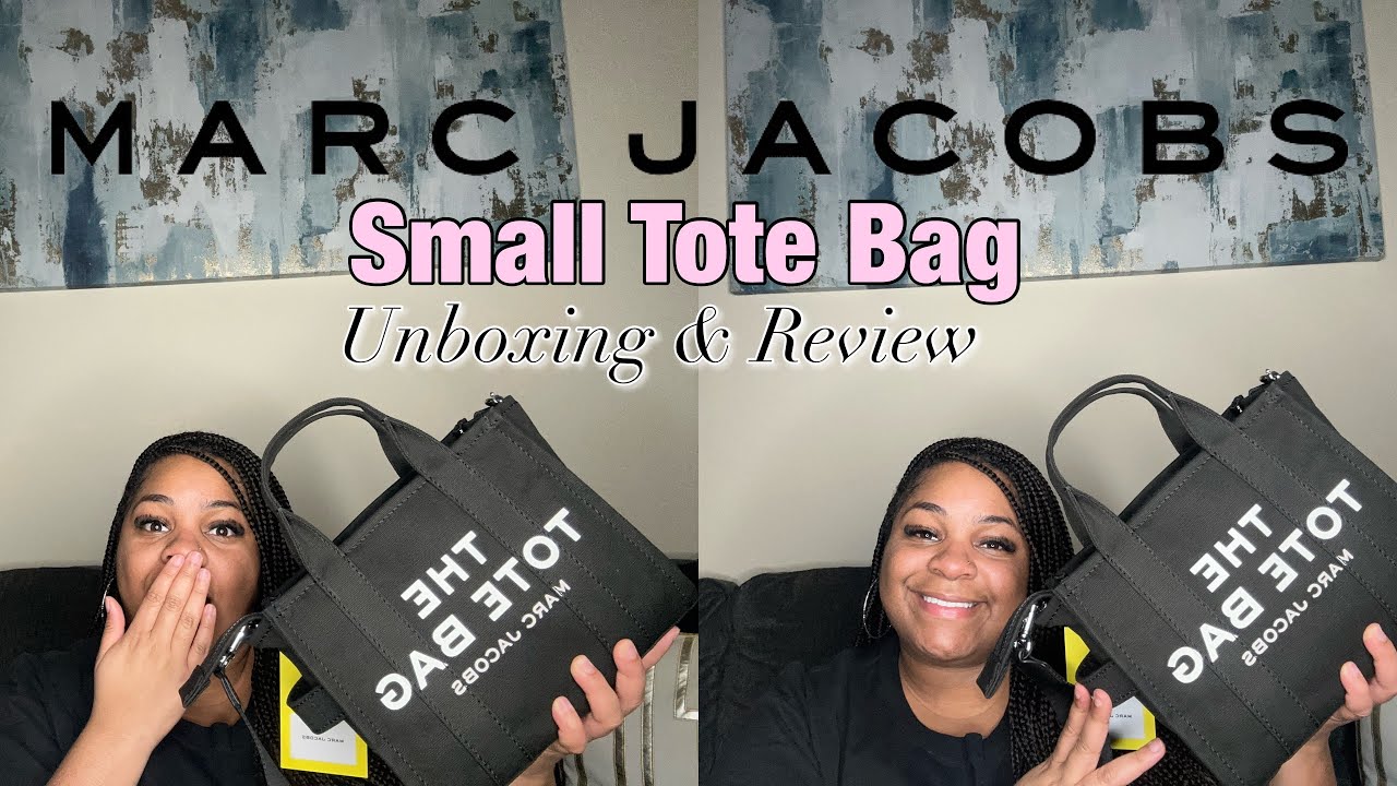 UNBOXING MARC JACOBS Small TOTE BAG | Black | Review 2024