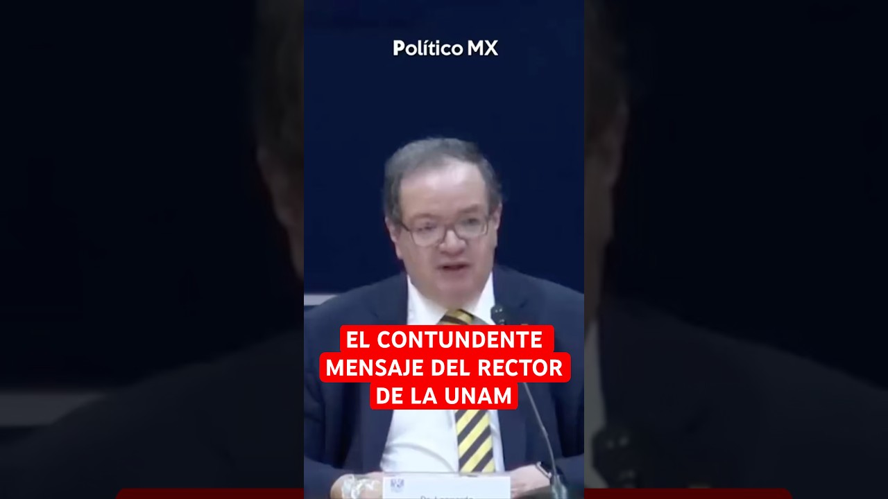 Rector de la UNAM manda mensaje a aspirantes: &ldquo;No es haciendo trampas como se forman profesionales&rdquo;