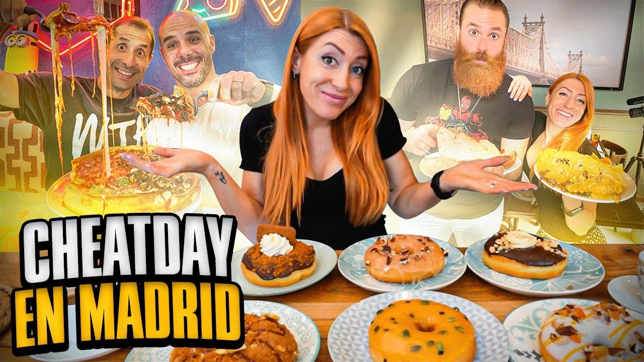 CHEAT DAY BRUTAL EN MADRID CON @Davikingyoutube Y @David-dtt *DONUTS, PASTRAMI Y PIZZA CHICAGO*