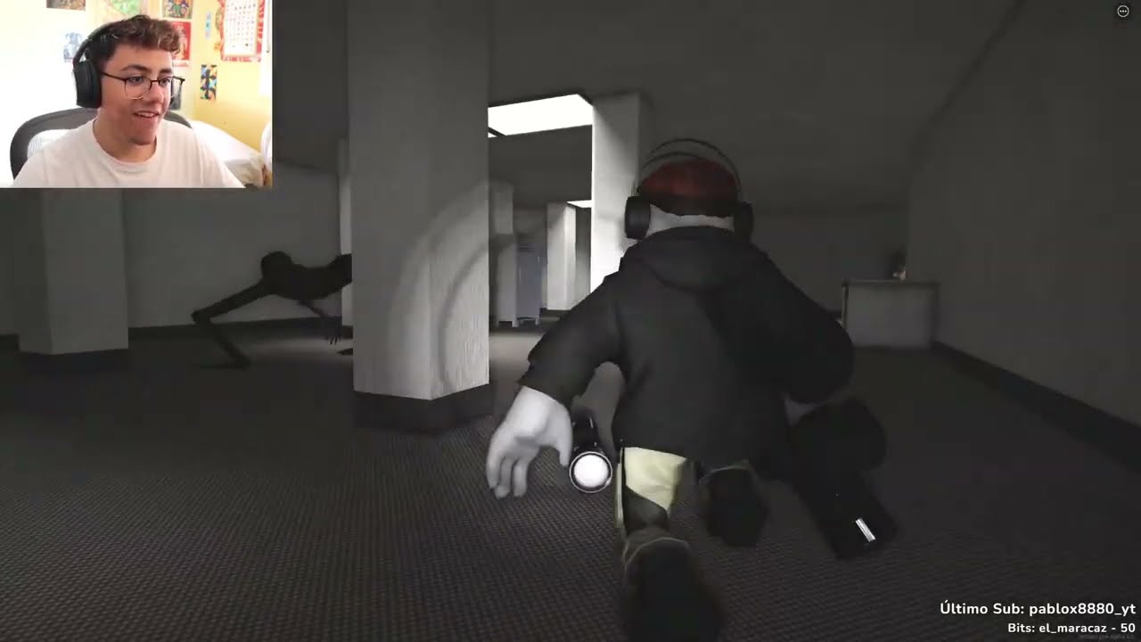 Volví a Los backrooms en roblox...