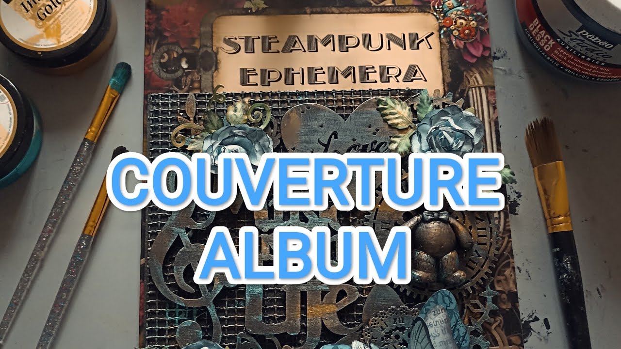 RÉALISER UNE COUVERTURE EN BOIS STYLE STEAMPUNK au  plus SIMPLE 
