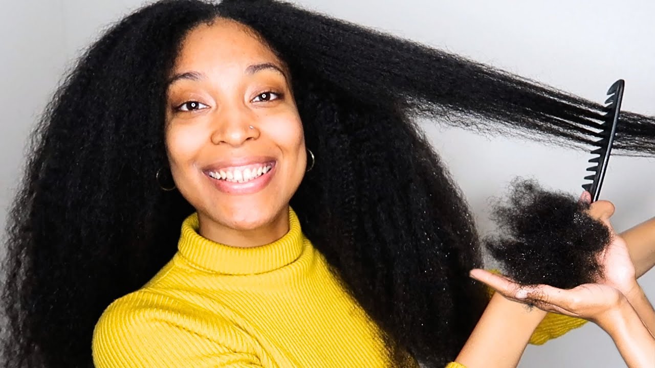 Combing My Tailbone Length Hair For The First Time In 3 Years ! 😱 THICKNESS & VOLUME