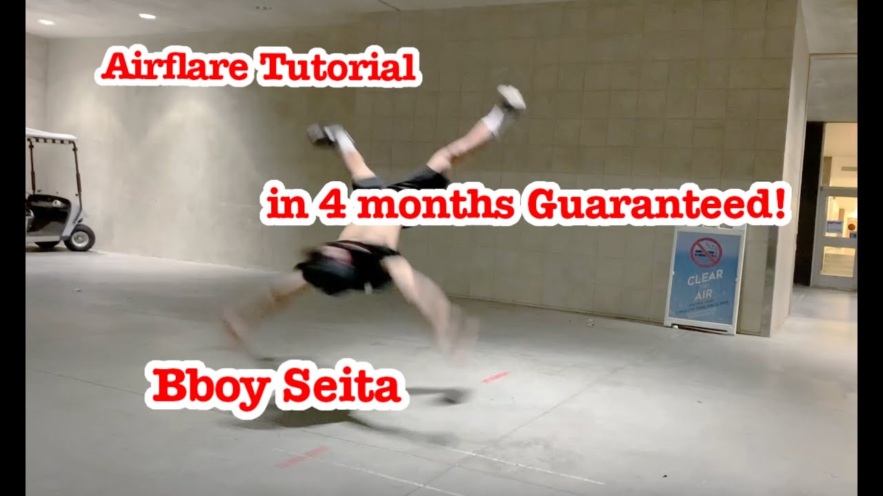 10 Rounds Airflare in 4 months GUARANTEED Tutorial! / エアートラックス ４ヶ月で１０周 講座