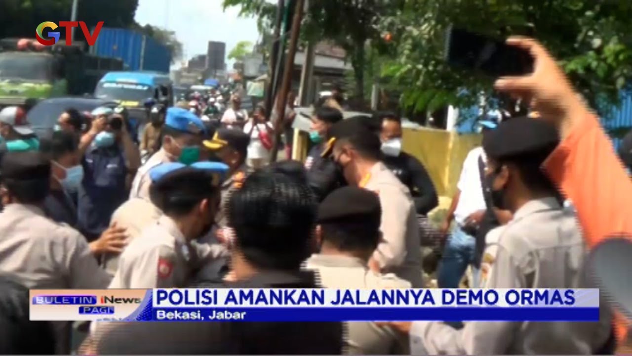 Kelompok Ormas di Bekasi, Jawa Barat, Terlibat Bentrok dengan Polisi - BIP 03/06