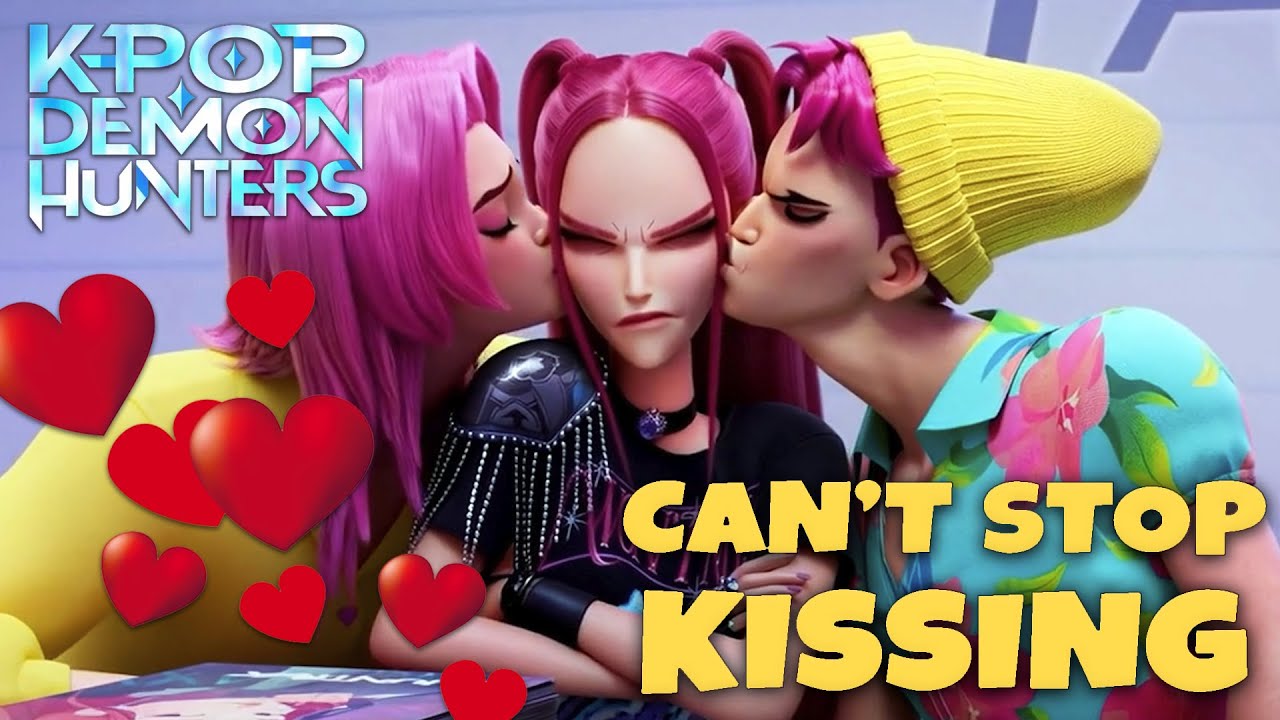 Can't Stop Kissing 💋 Huntrix x Saja Boys | KPop Demon Hunters Ships Explode! Fan Edit