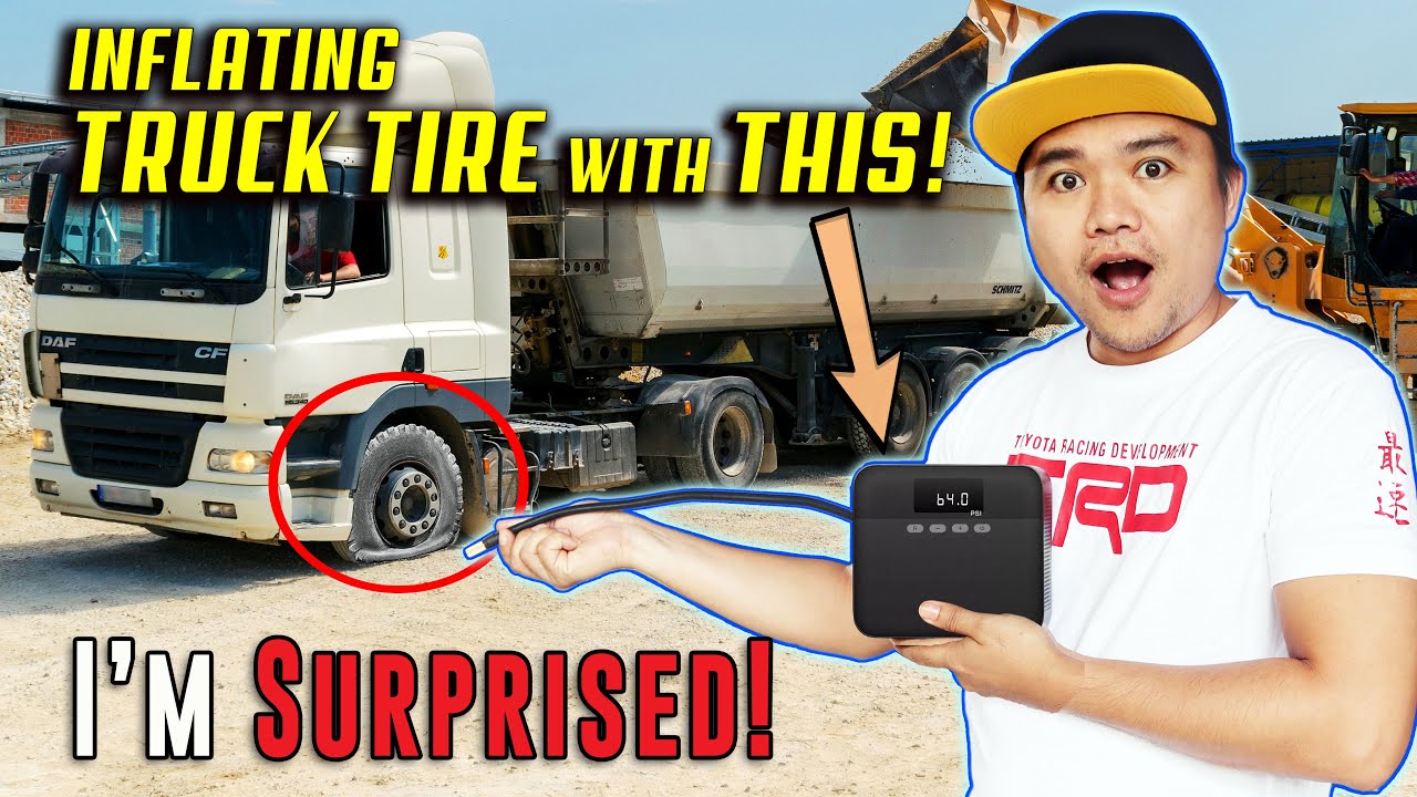 TESTING THIS TO ITS LIMIT! 70mai Midrive 12V Portable Car Tire Inflator