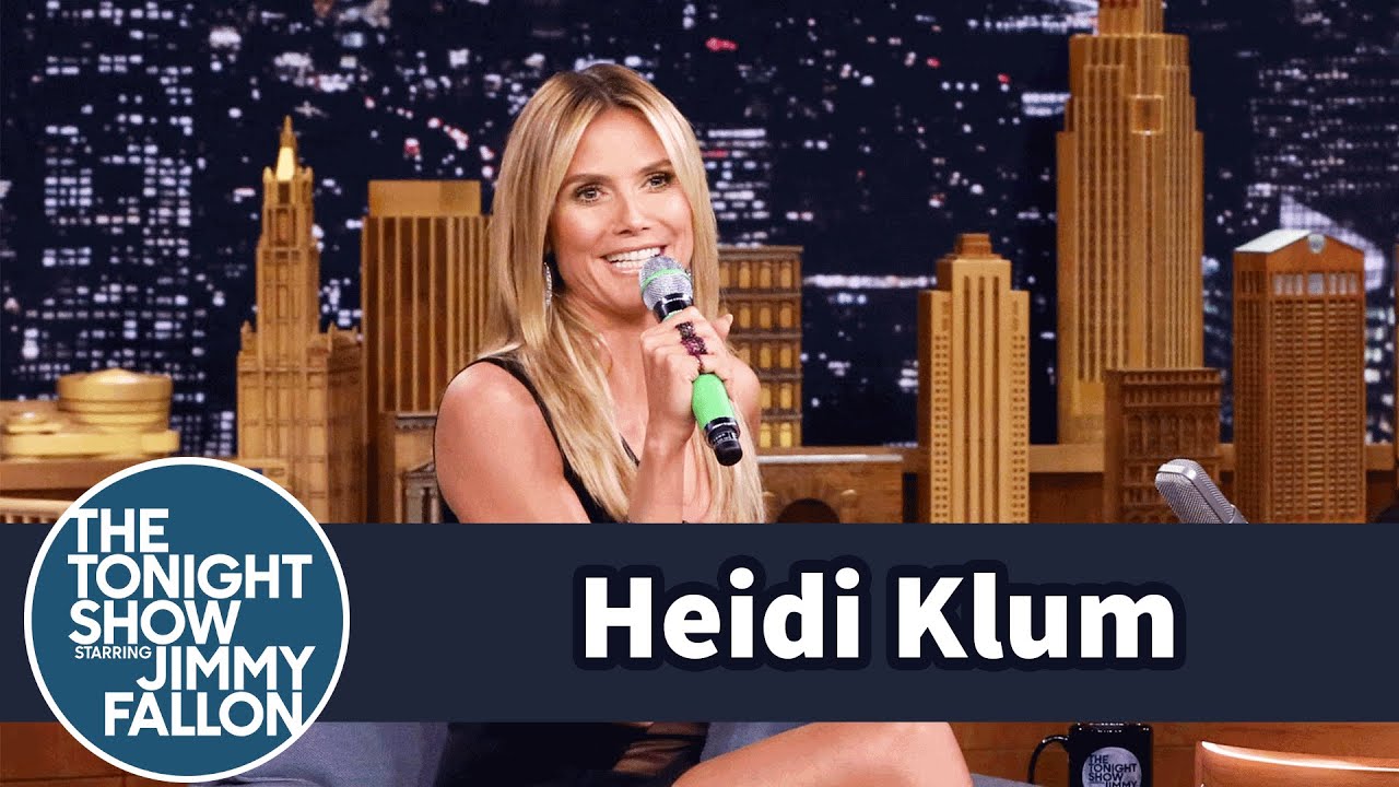 Heidi Klum Yodels a German Tune