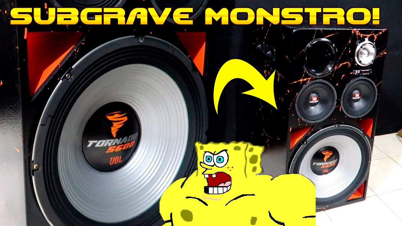 Caixa BOB Residencial 18 SUBGRAVE FORTE JBL TORNADO 5600