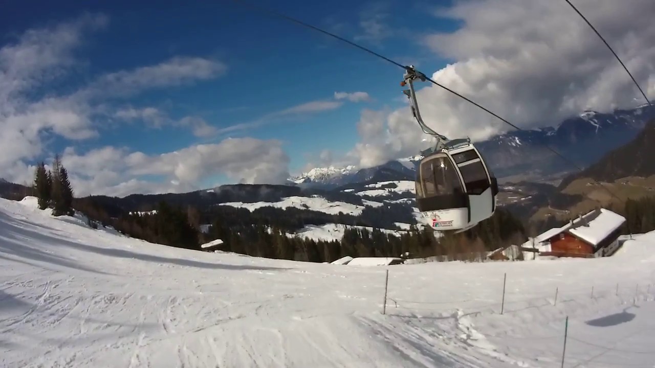 Ski Juwel / Alpachtal Piste 43 Unterhausalm Abfahrt + 42  Schoberried Abfahrt