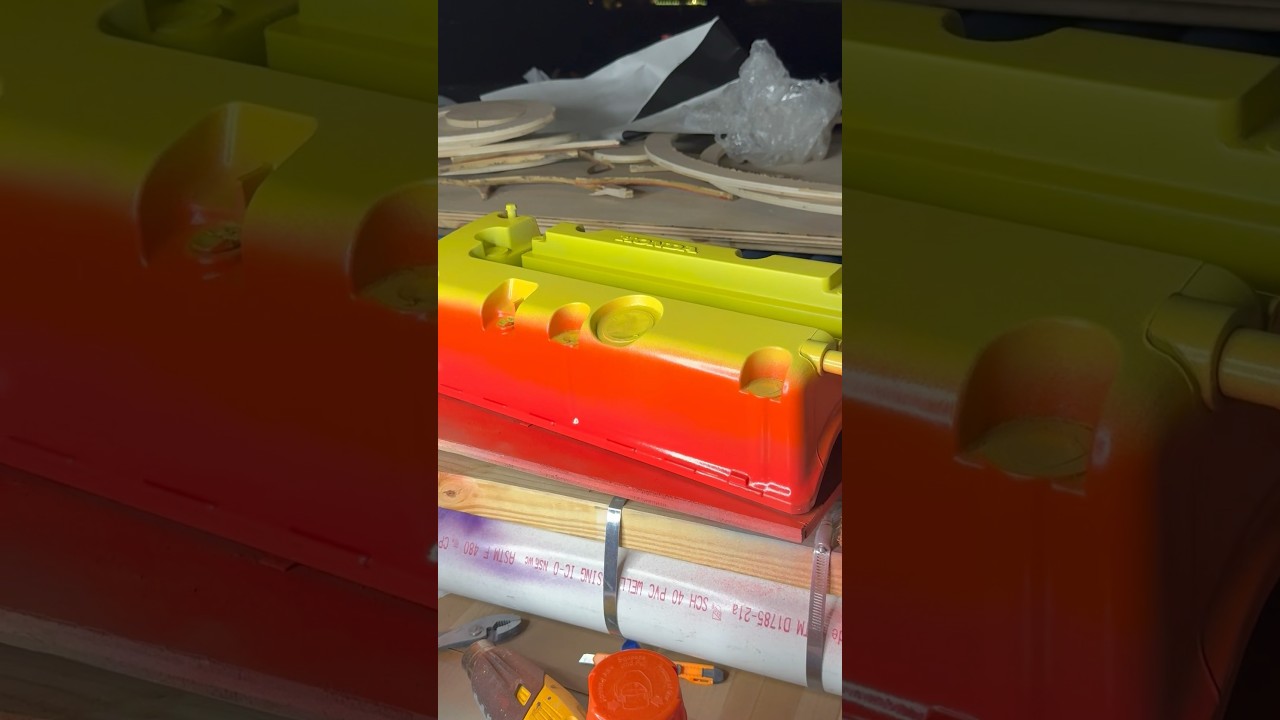 PAINTING MY CIVICS VALVE COVER #honda #civic #cars #valvecover #custom #diy #shorts