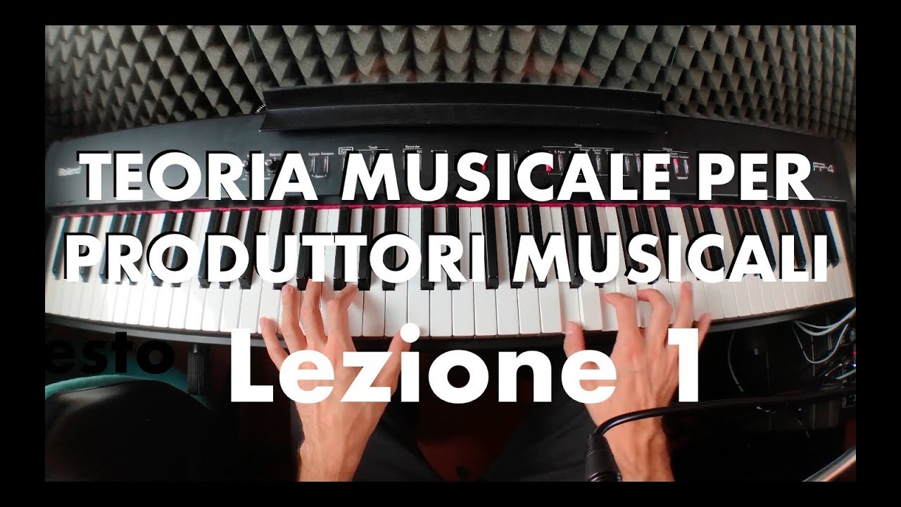 TEORIA MUSICALE PER PRODUTTORI MUSICALI  🎹 (tasti, note, ottave, relazioni, accordi)