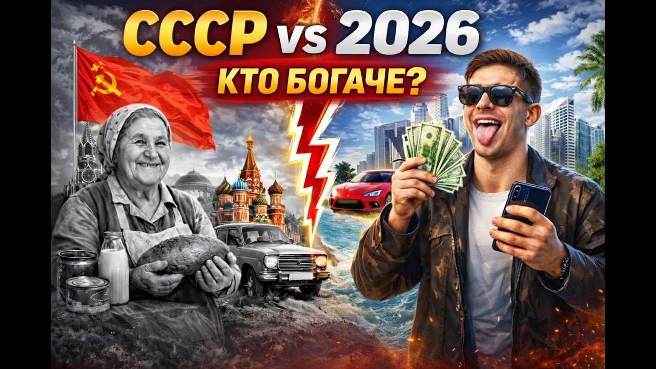 Жили бедно, но лучше? Правда о жизни в СССР против две тысячи двадцать шестого года
