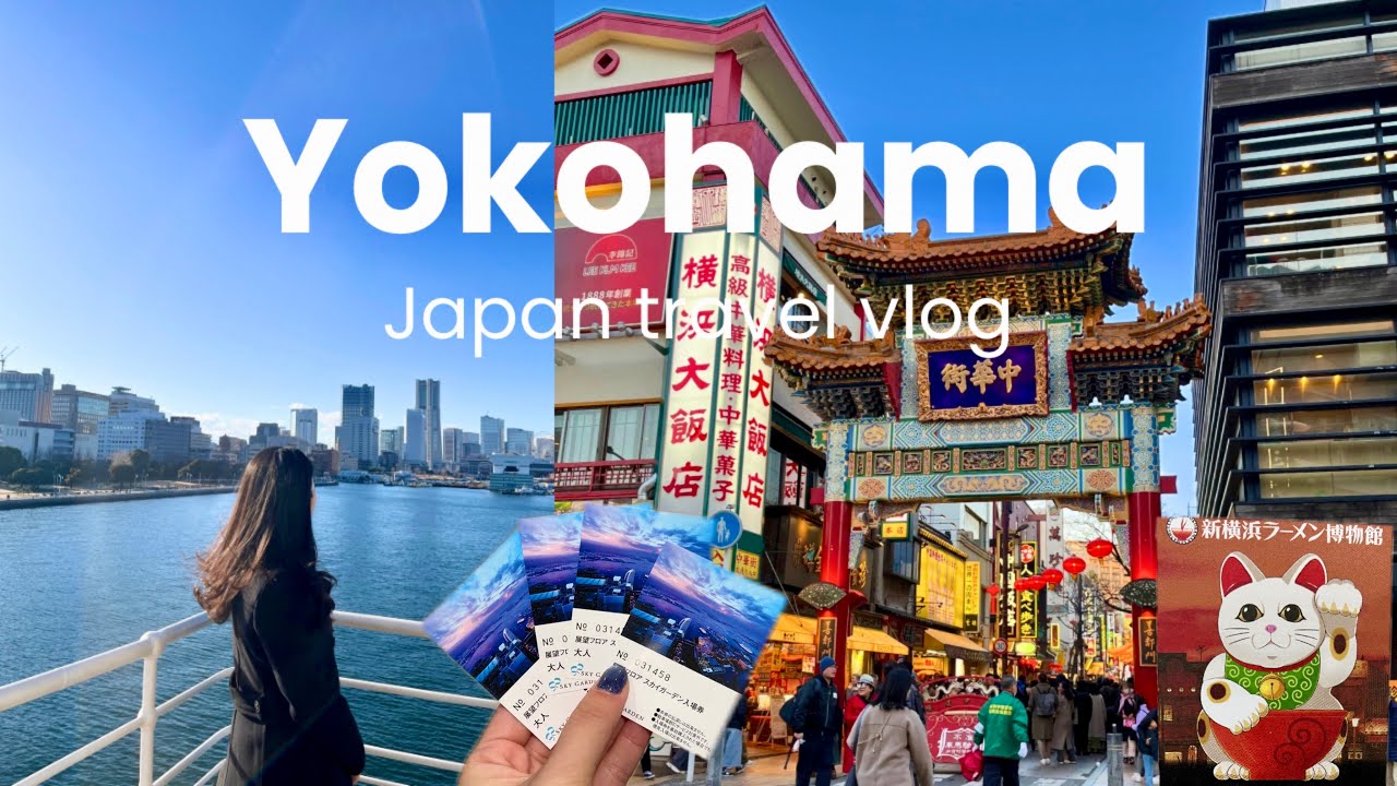 a chill day in Yokohama 🎐 best observation deck, Chinatown 🧨 & ramen museum 🇯🇵 Japan travel diary