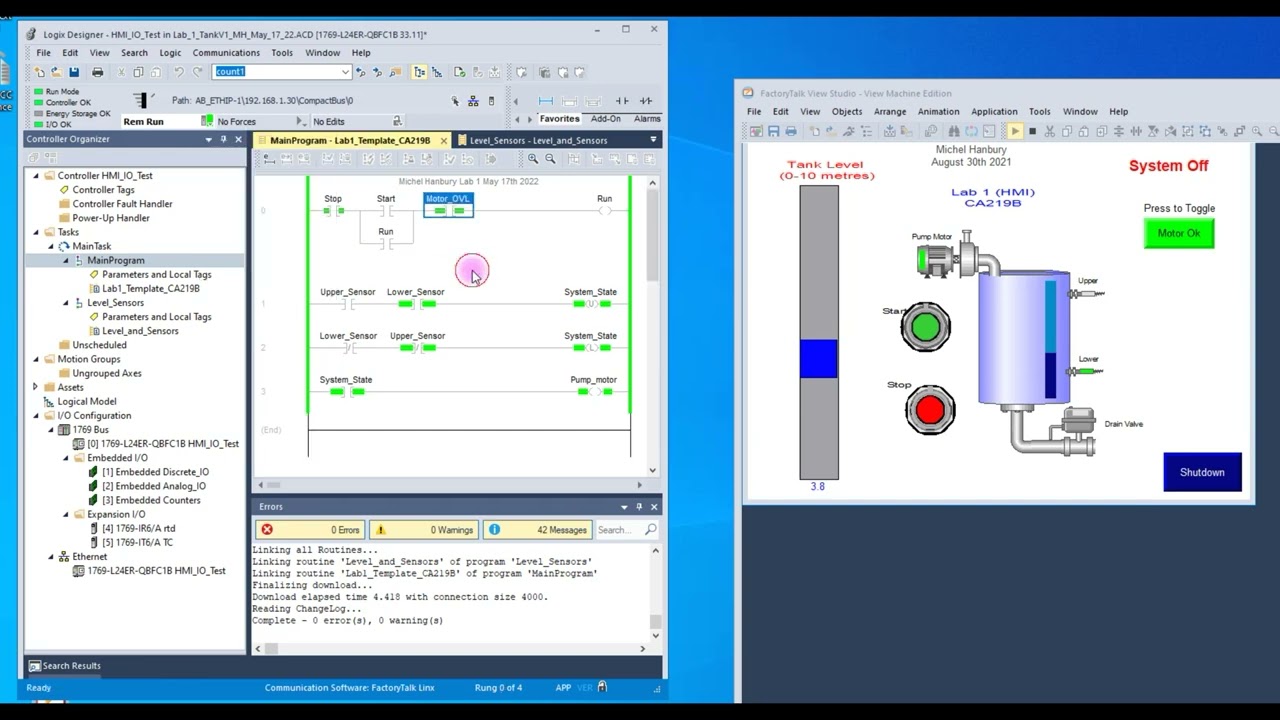 PLC Lab 1 Demo S2022