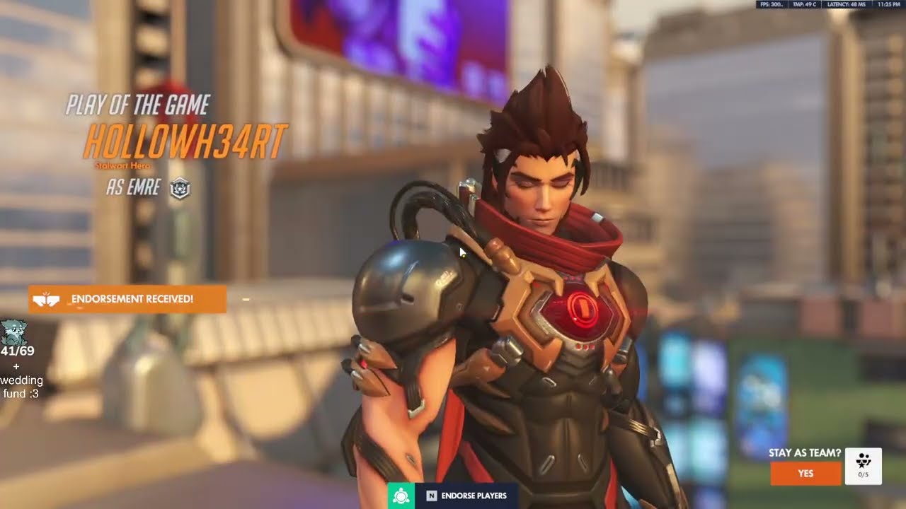 Overwatch Human Aimbot IDDQD Играет за Эмре = Легкая победа