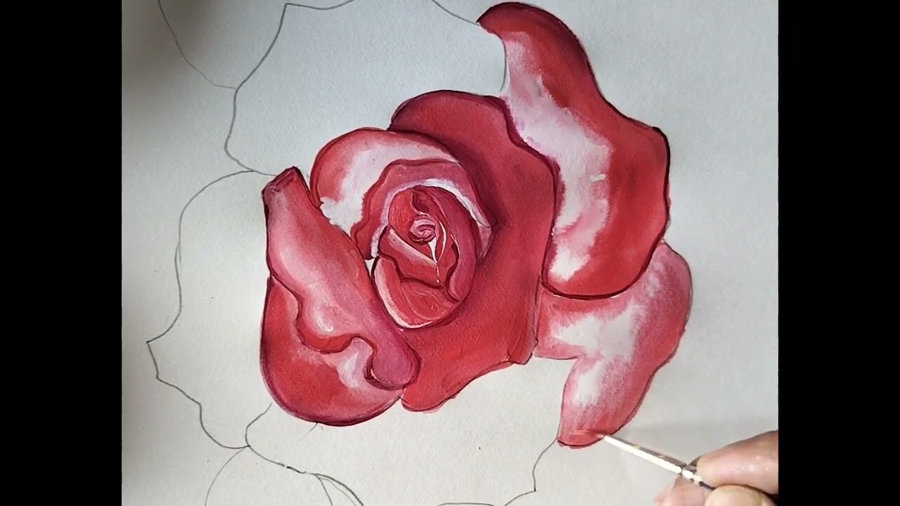 Elegant Red Rose Art | A Touch of Nature on Canvas
