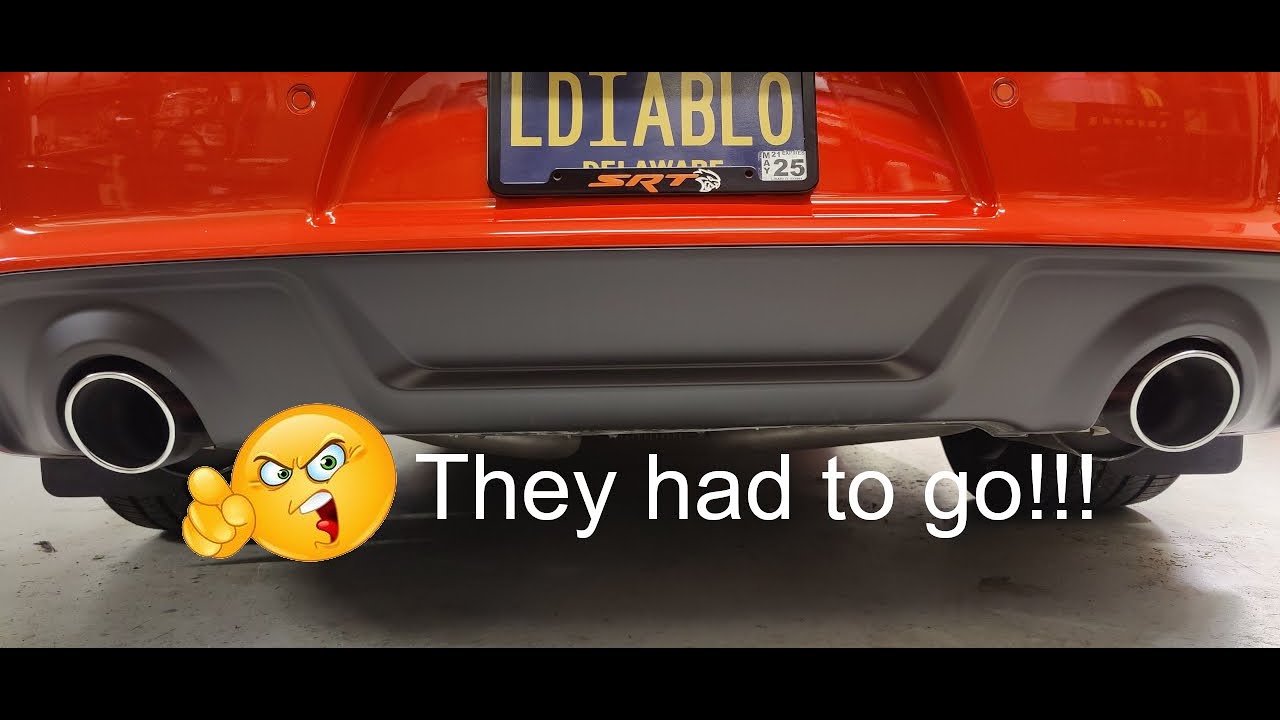 Replaced Factory Exhaust Tips with aFe Power Tips