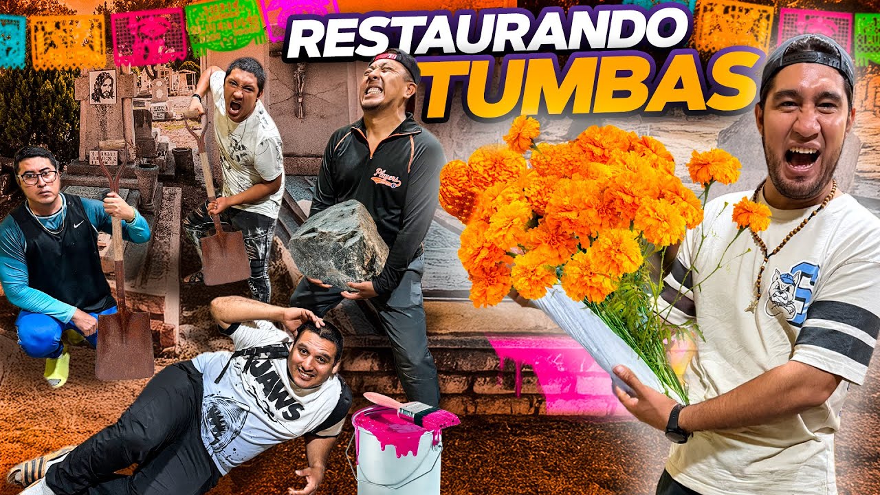 Restauramos una TUMBA abandonada 🪦💐