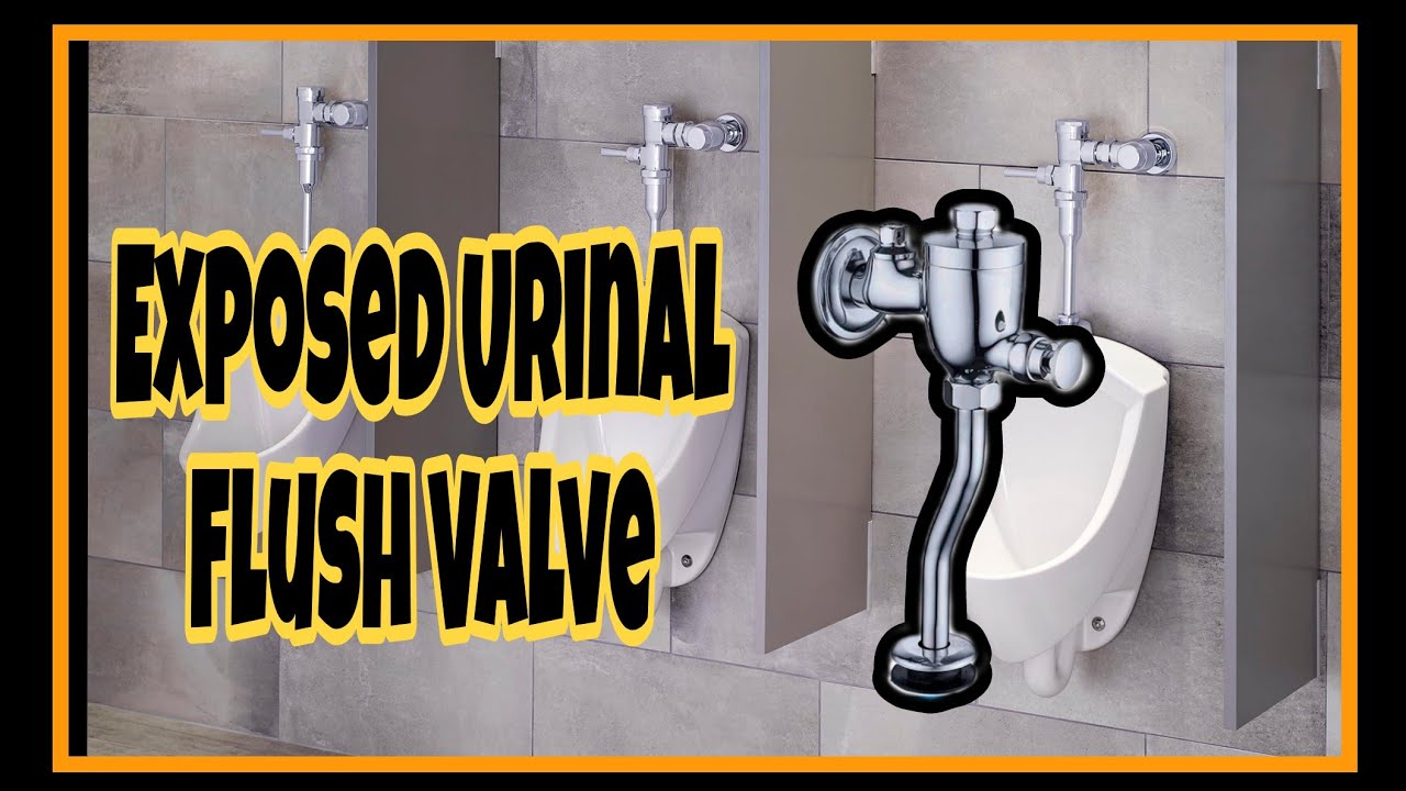 Exposed Urinal Flush Valve - (2 type/jenis piston)