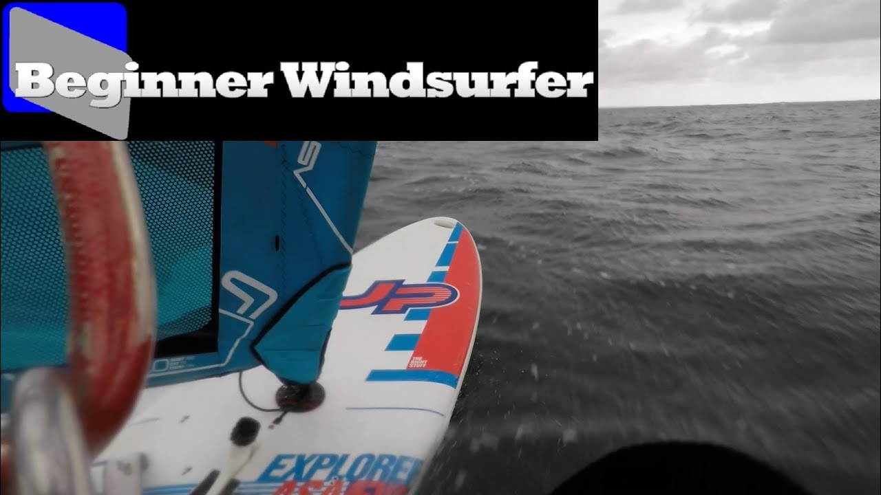 Windsurfing on JP Explorer 145L Pt Turton