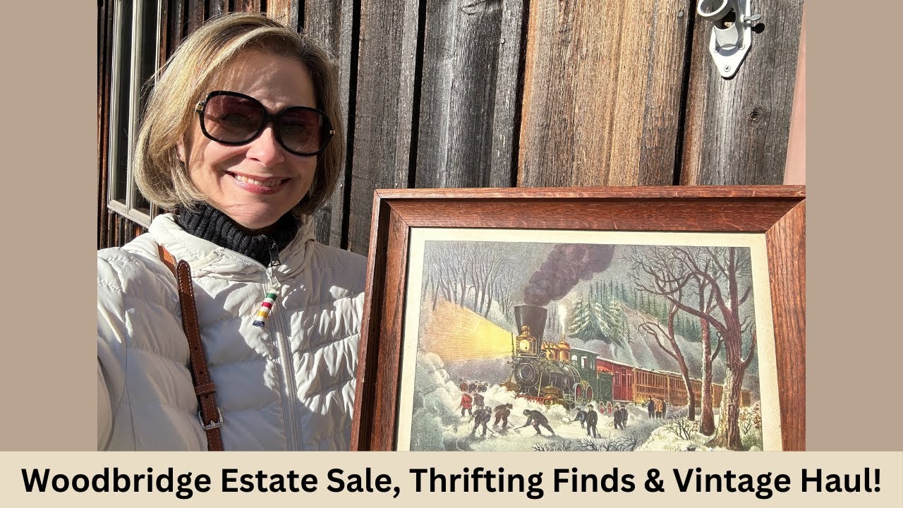 Woodbridge Estate Sale, Thrifting Finds & Vintage Haul!