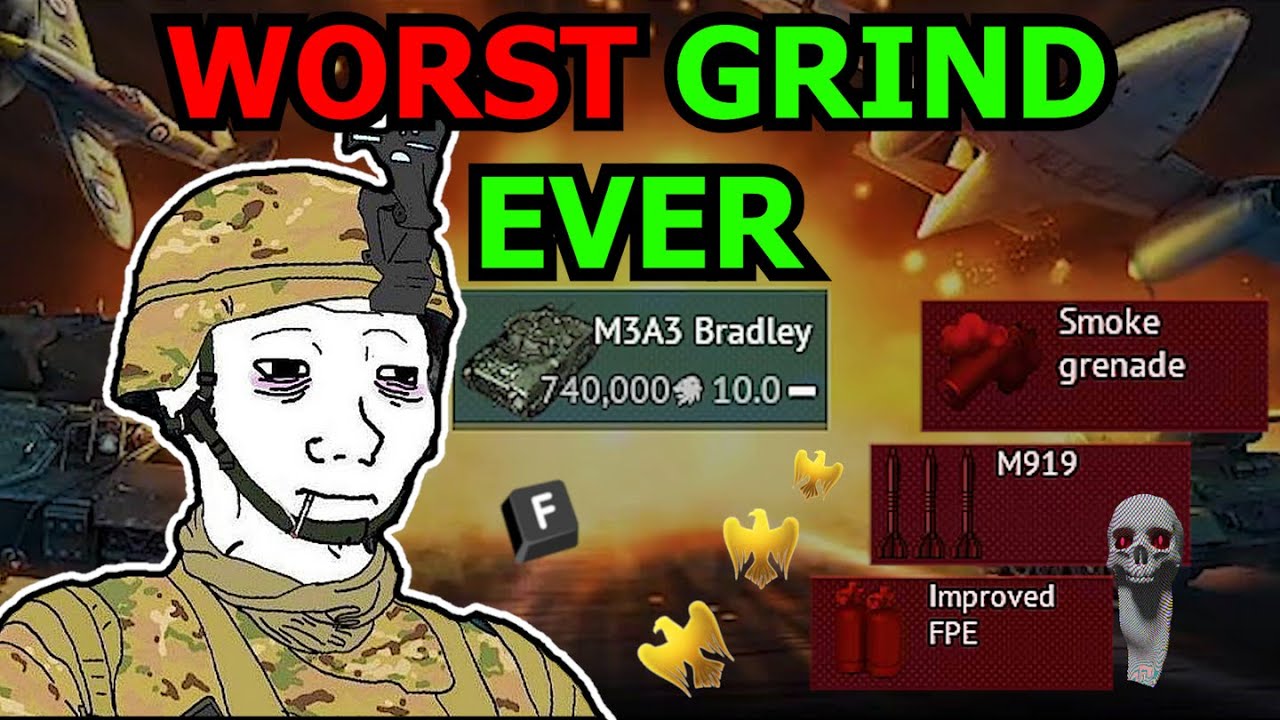 M3A3 BRADLEY Stock Grind is PAIN💀 (WORST Grind Ever)