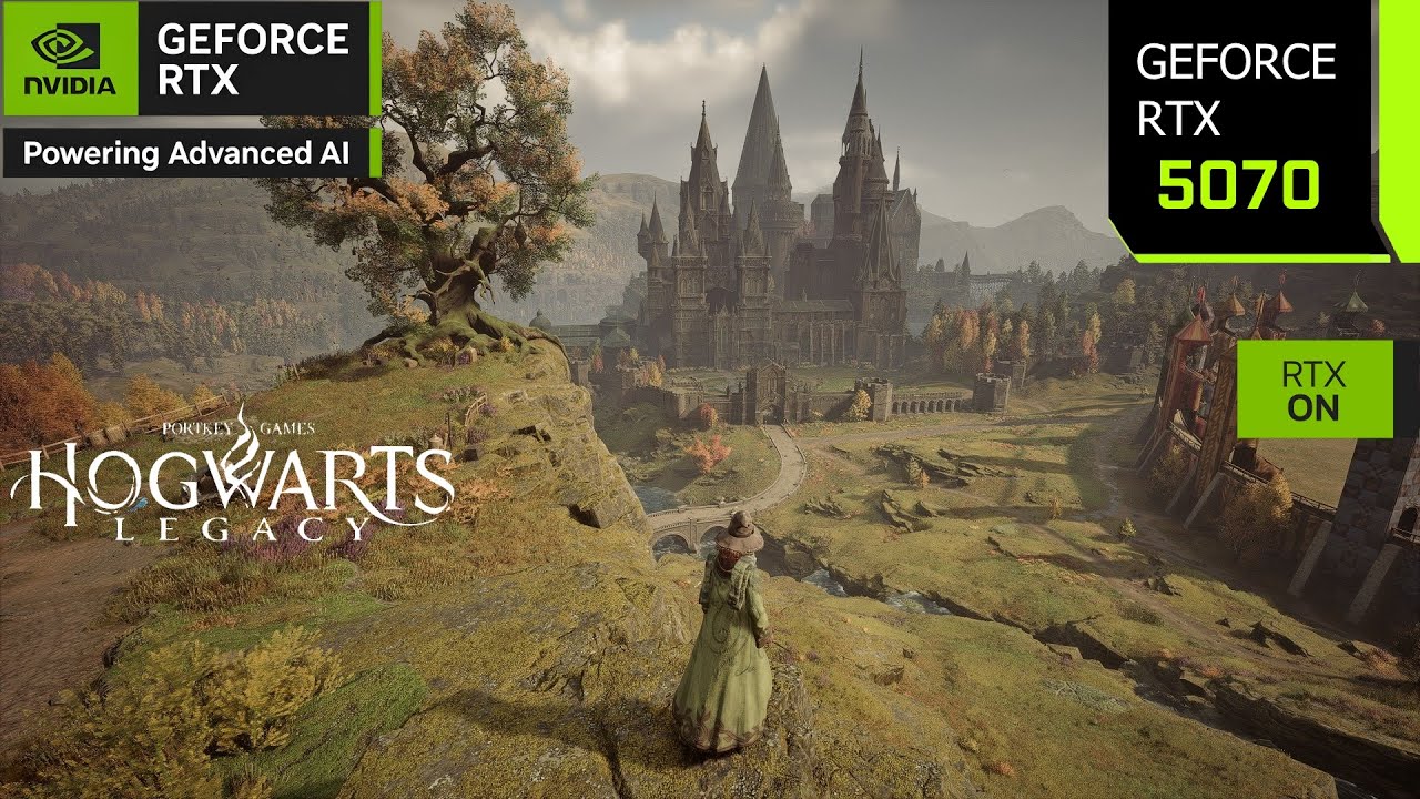 Hogwarts Legacy | RTX 5070 4K, 1440p, 1080p DLSS 4 Multi Frame Generation | PC Performance