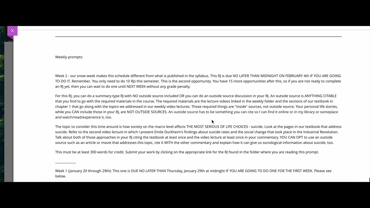 What is an outside source?